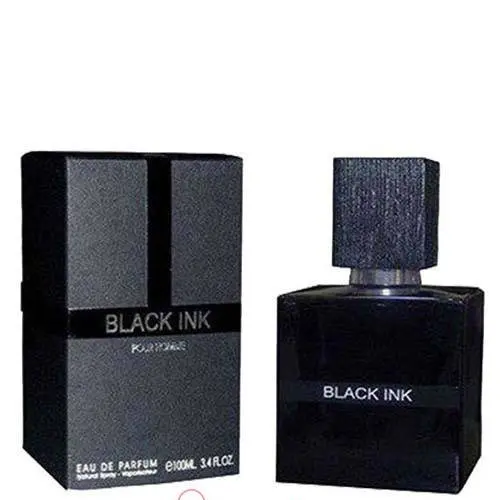 ادکلن BLACK INK FRAGRANCE WORLD ادکلن لالیک مشکی فرگرانس وورد