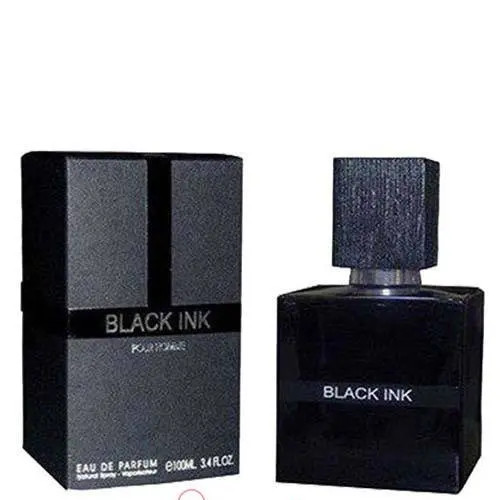 ادکلن BLACK INK FRAGRANCE WORLD ادکلن لالیک مشکی فرگرانس وورد