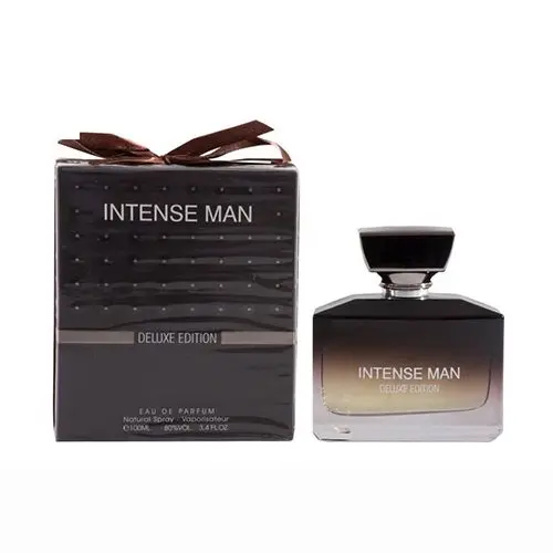 ادکلن INTENS MAN DELUXE EDITION FRAGRANCE WIRLD ادکلن اینتنس من دلوکس ادیشن فرگرانس وورد