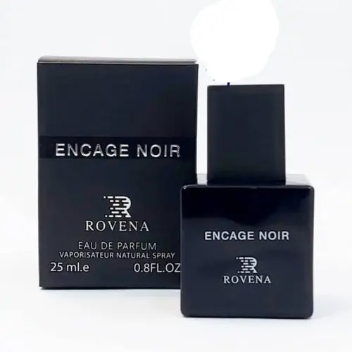 ادکلن ENCAGE NOIR ROVENA ادکلن لالیک مشکی روونا 25 میل