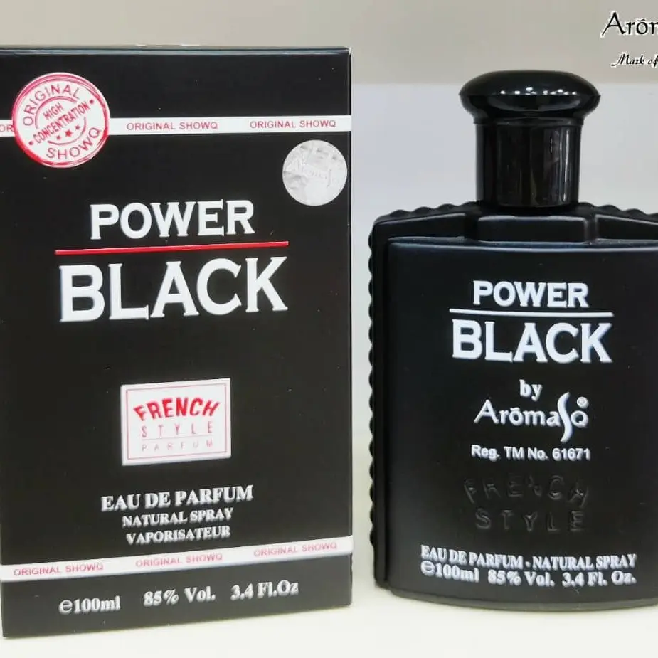 ادکلن POWER BLACK AROMASQ ادکلن پور بلک آروماسک