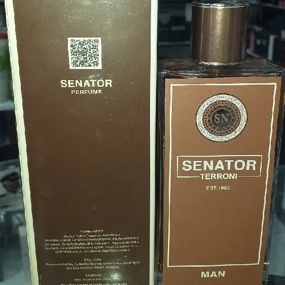 ادکلن SENATOR TERRONI ادکلن سناتور قهوه ای اصل رایحه تلخ