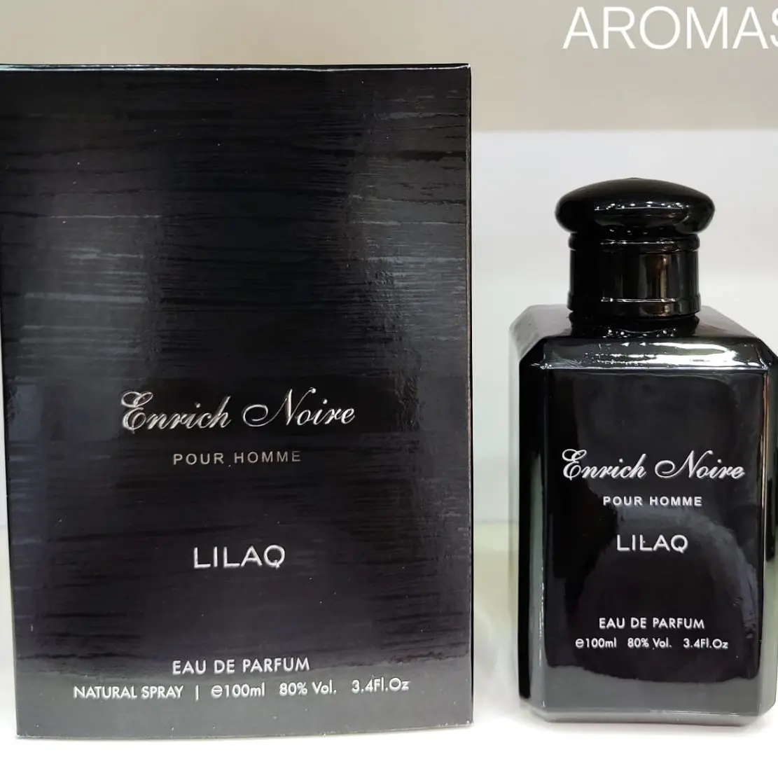 ادکلن ENRICH NOIR LILAQ AROMASQ ادکلن لالیک مشکی آروماسک