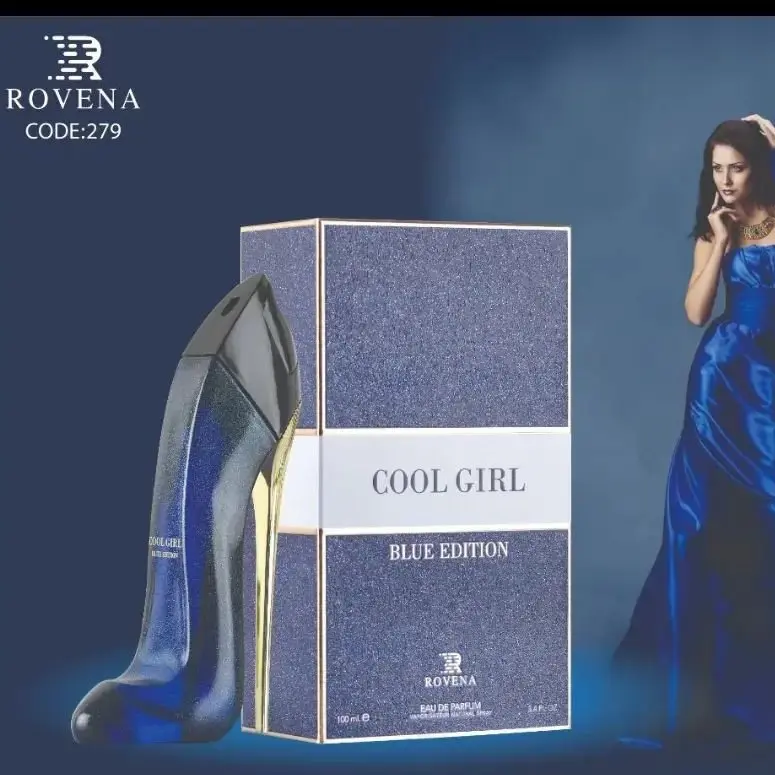 ادکلن COOL GIRL BLUE EDITION ROVENA ادکلن گود گرل آبی روونا