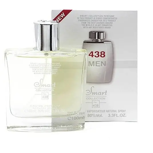 عطر اسمارت کد 438 با رایحه ادکلن لالیک وایت