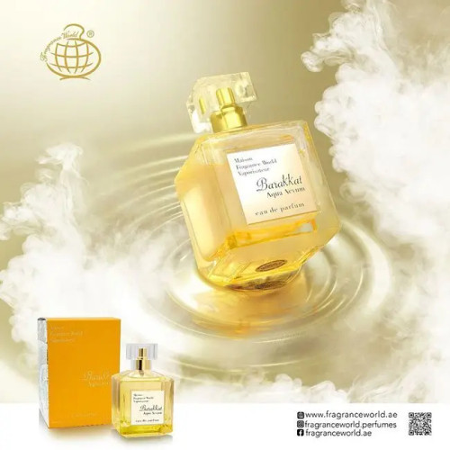 ادکلن BARAKKAT AQUA AEVUM FRAGRANCE WORLD ادکلن باکارات آکوا ویتای فرگرانس وورد امارات