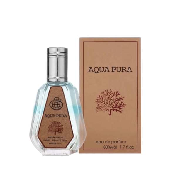ادکلن AQUA PURA FRAGRANCE WORLD ادکلن آکوا پورا مشابه مگامار فرگرانس وورد ۵۰میل