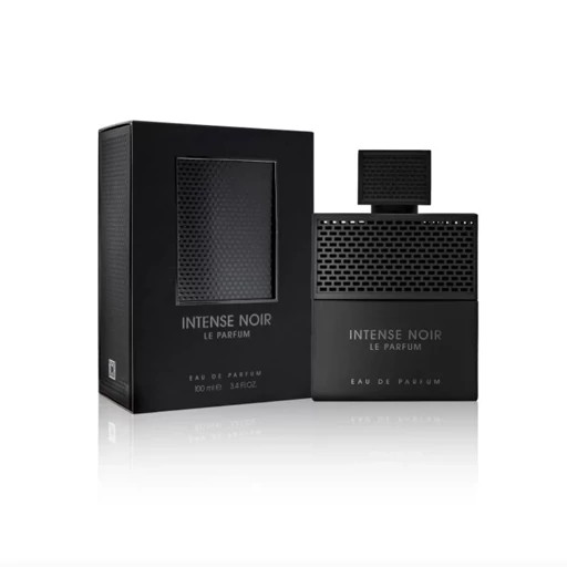 ادکلن INTENSE NOIR LE PARFUM FRAGRANCE WORLD ادکلن اینتنس نویر فرگرانس اصل ارسال رایگان